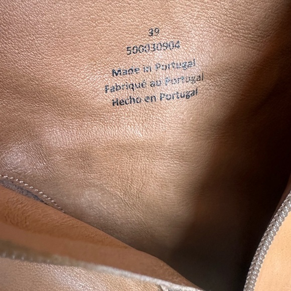 Free People Leather Nicola Ankle Boots Camel Tan Brown Sz 39 - Picture 9 of 9